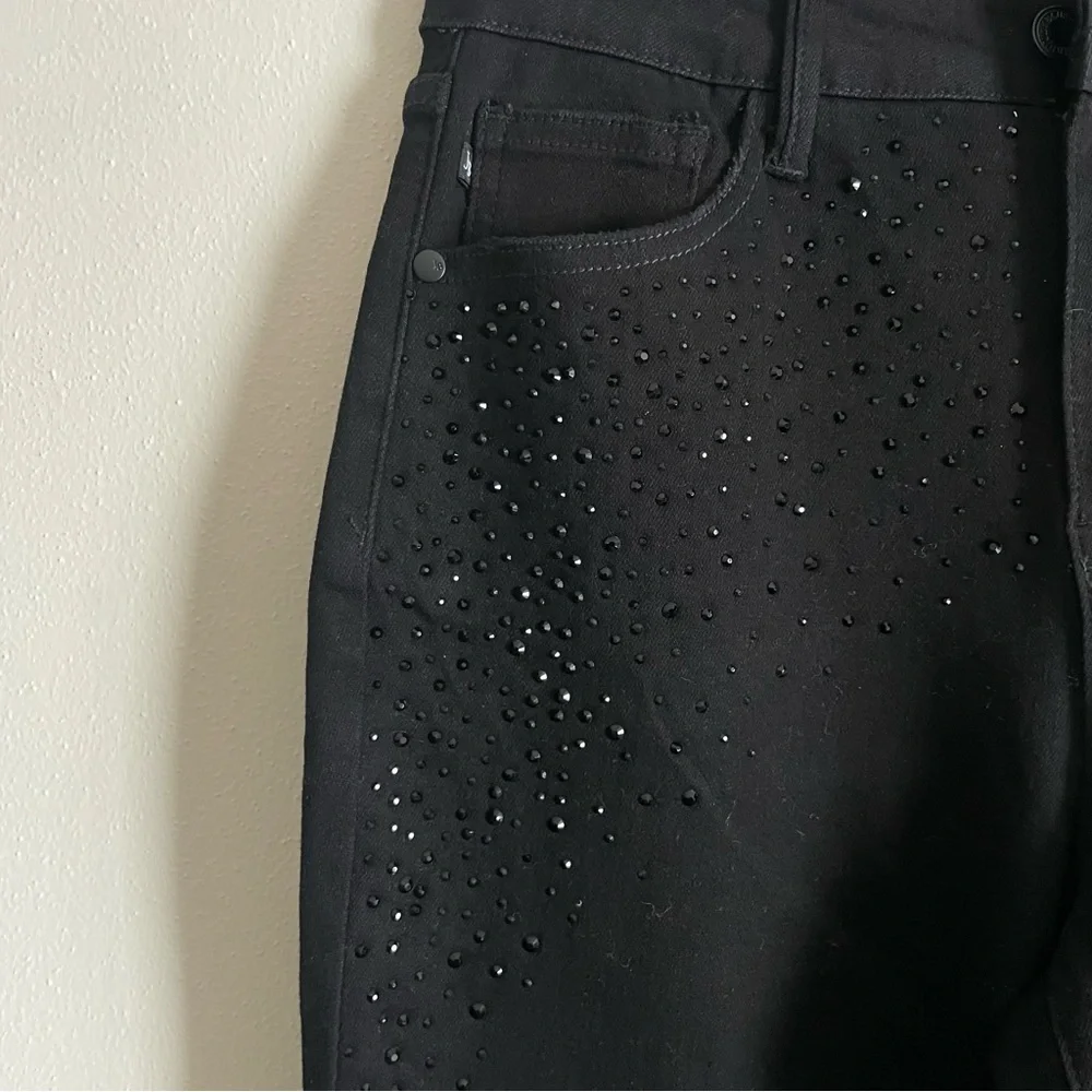 Judy Blue Rhinestone Embellished High Rise Slim Fit - Picture 7 of 11